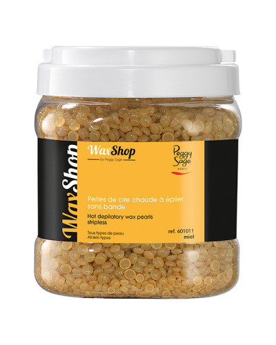 Perles de Cire Chaude à Épiler sans bande Miel Peggy Sage 1kg