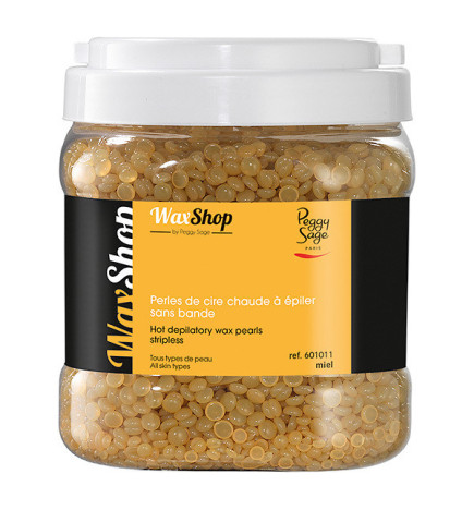 Perles de Cire Chaude à Épiler sans bande Miel Peggy Sage 1kg