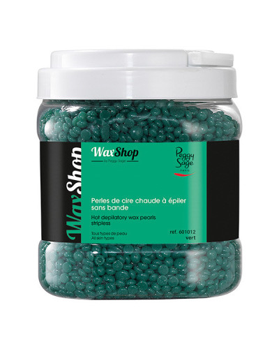Perles de Cire Chaude à Épiler sans Bande Vert Peggy Sage 1kg