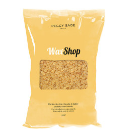 Perles de Cire Chaude à Épiler jetable sans bande Miel Peggy Sage 800g