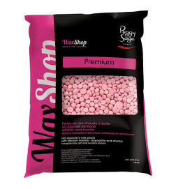 Perles de Cire Chaude à Épiler au Dioxyde de Titane Jetable sans Bande Rose Peggy Sage 800g