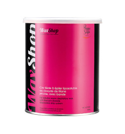 Cire tiède à Épiler Liposoluble Rose au Dioxyde de Titane Peggy Sage 800 ml