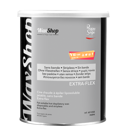 Cire Chaude à Épiler Liposoluble Jetable sans Bande Extra Flex Peggy Sage 800 ml