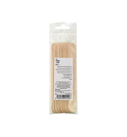 Spatules Bois Corps Jetable Peggy Sage x 10