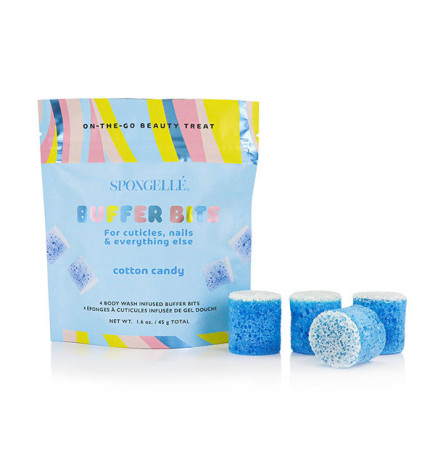 Mini Éponges à Manucure Infusées Pedi Pop Barbe à Papa x4 45g