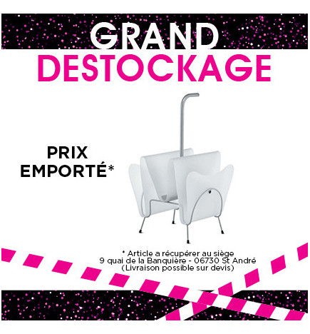 Porte-Revues Mini Double Translucide