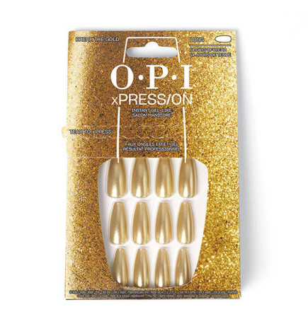 Faux Ongles xPress/ON Effet Gel Break The Gold OPI