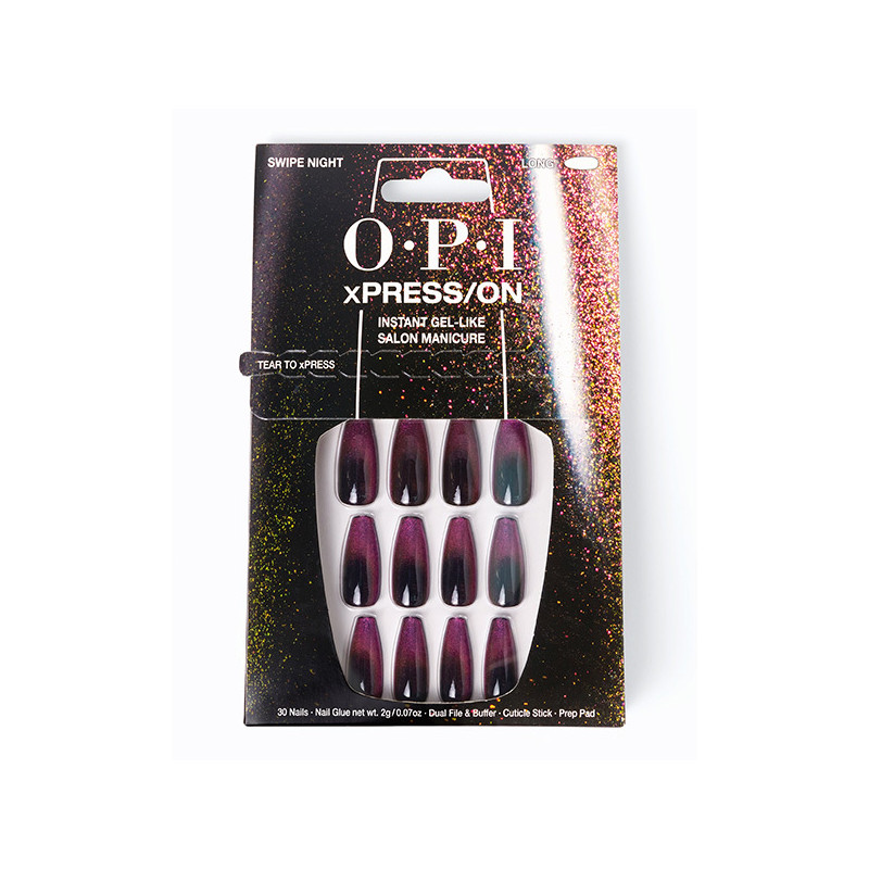 Faux Ongles xPress/ON Effet Gel Swipe Night OPI