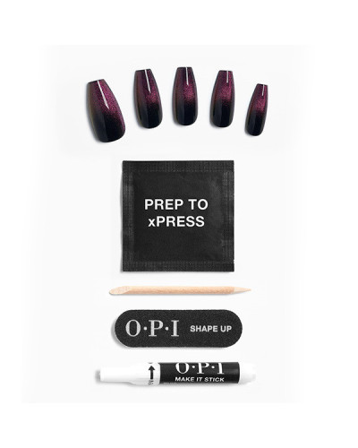 Faux Ongles xPress/ON Effet Gel Swipe Night OPI