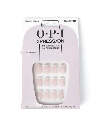 Faux Ongles xPress/ON Effet Gel French Press OPI