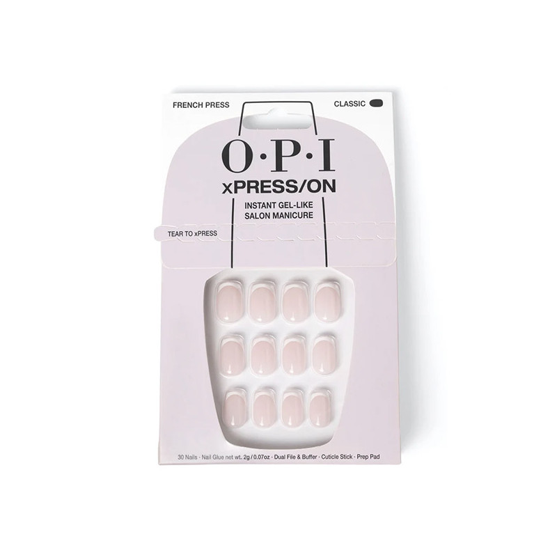 Faux Ongles xPress/ON Effet Gel French Press OPI Faux Ongles xPress/ON Effet Gel French Press OPI
