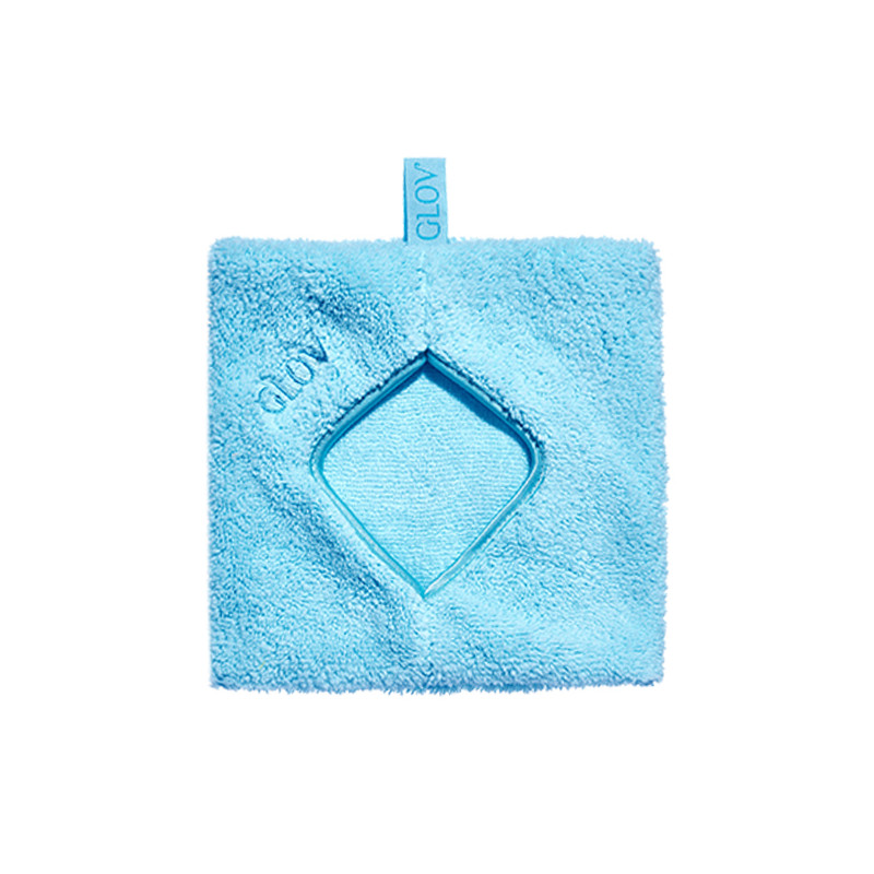 Gant de Démaquillage à l'Eau Confort 4 Coins Bleu Glov