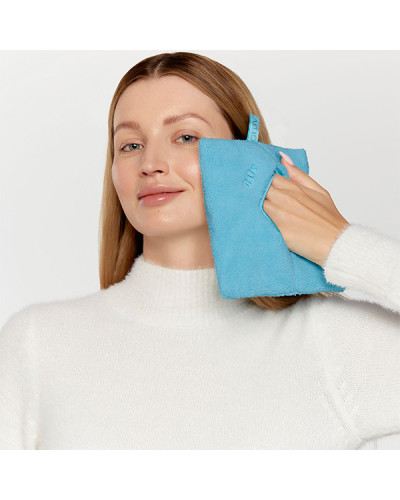 Gant de Démaquillage à l'Eau Confort 4 Coins Bleu Glov