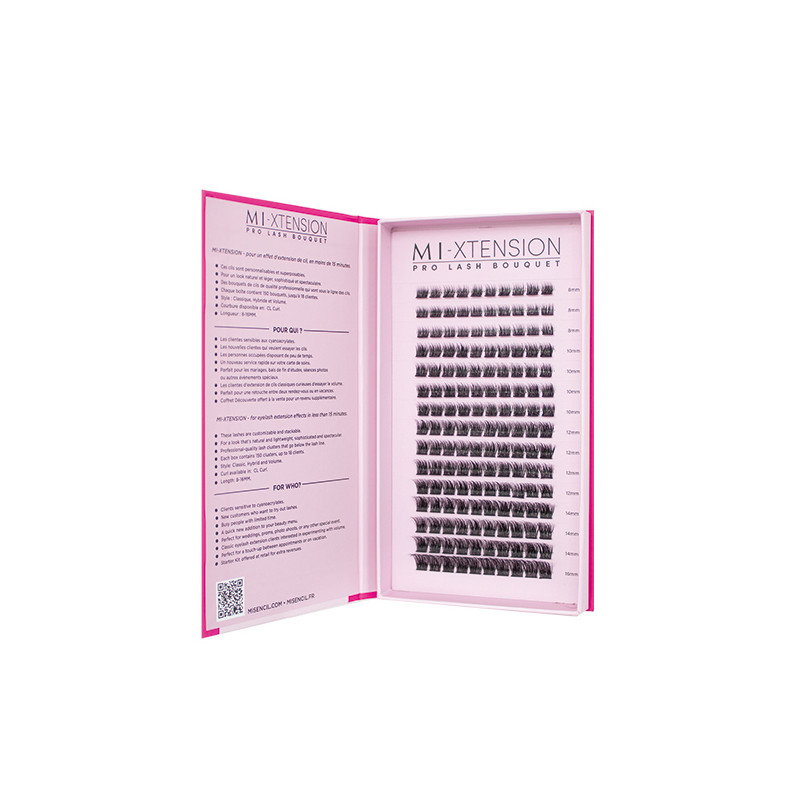 Pack Pro Extensions de cils 150 Bouquets Volume Classique MI-XTENSION Pack Pro Extensions de cils 150 Bouquets Volume Classique MI-XTENSION