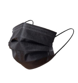 Masque Bucco Nasal 3 Plis Noir x50