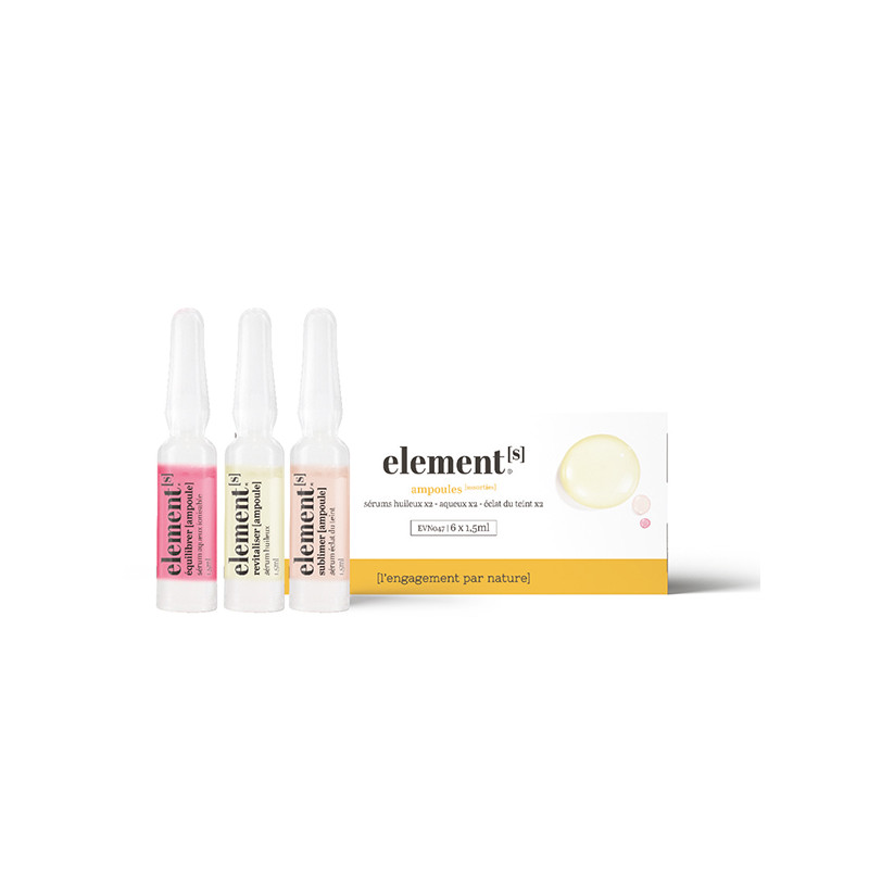 Sérum Visage Ampoules Assorties Elements 6x1,5ml Sérum Visage Ampoules Assorties Elements 6x1,5ml