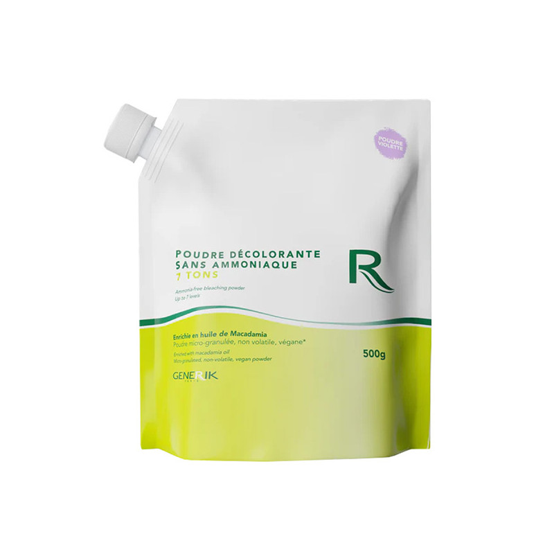 Poudre Décolorante Sans Ammonique 7 Tons Générik 500g Poudre Décolorante Sans Ammonique 7 Tons Générik 500g