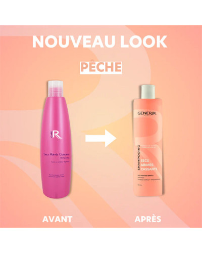 Shampoing Cheveux Secs, Abimés, Cassants 300ml