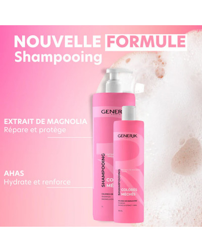 Shampoing Cheveux Colorés et Méchés à l'Extrait De Magnolia 1 Litre Generik