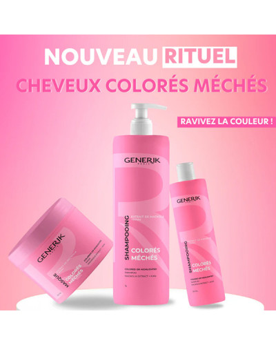 Shampoing Cheveux Colorés et Méchés à l'Extrait De Magnolia 1 Litre Generik