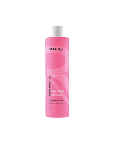 Shampoing Cheveux Colorés et Méchés à l'Extrait de Magnolia Genérik 300ml