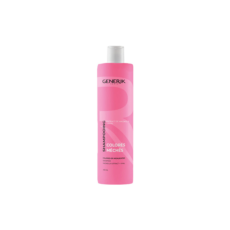 Shampoing Cheveux Colorés et Méchés à l'Extrait de Magnolia Genérik 300ml Shampoing Cheveux Colorés et Méchés à l'Extrait de Magnolia Genérik 300ml