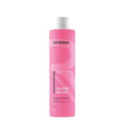 Shampoing Cheveux Colorés et Méchés à l'Extrait de Magnolia Genérik 300ml