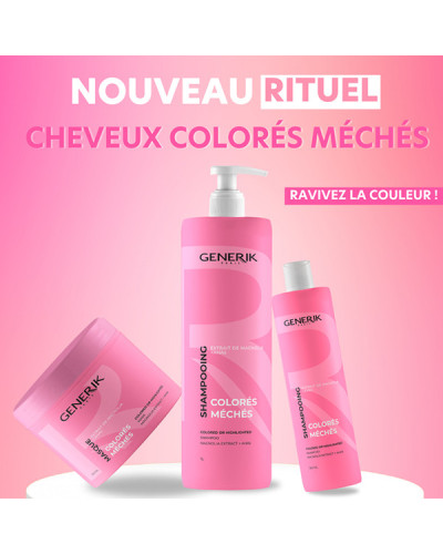 Shampoing Cheveux Colorés et Méchés à l'Extrait de Magnolia Genérik 300ml