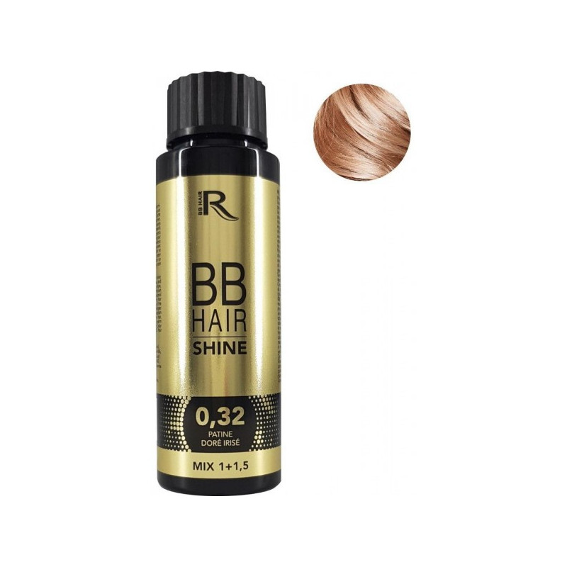 BBHair Shine Patine N° 0.32 Doré Irisé - 60ml BBHair Shine Patine N° 0.32 Doré Irisé - 60ml