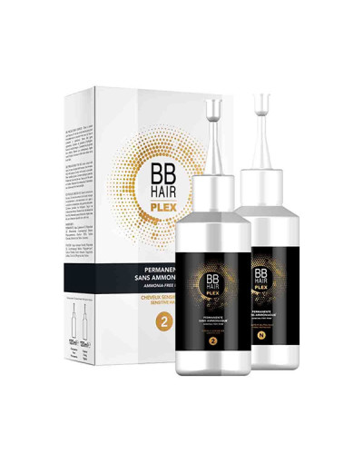 Permanente Sans Ammoniaque BB Hair Plex N° 2 Cheveux Sensibilisés BB Hair Plex Generik 2 x 120 ml