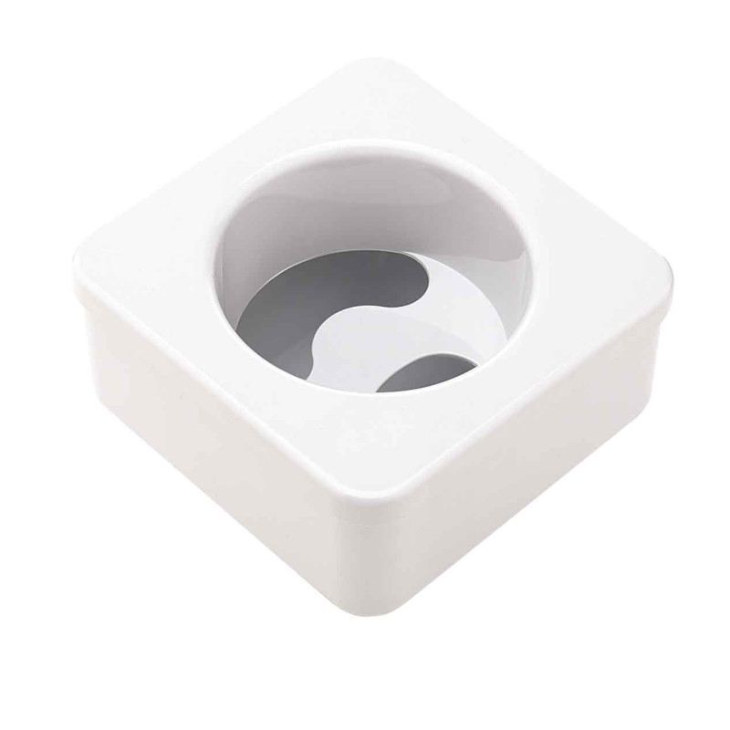 Bol Manucure Blanc Carré