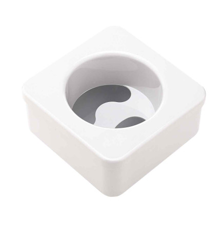 Bol Manucure Blanc Carré