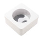 Bol Manucure Blanc Carré