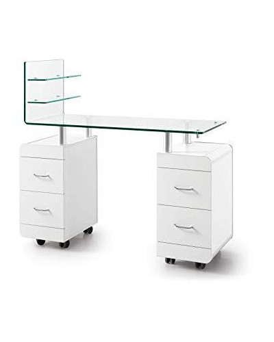 Sibel Louise Table de Manucure à Tablette Cintrée
