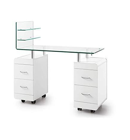 Sibel Louise Table de Manucure à Tablette Cintrée