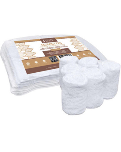 6 Serviettes Coton Visage Et Corps