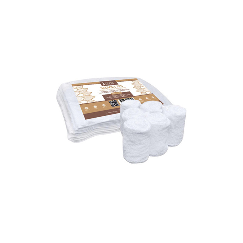 6 Serviettes Coton Visage Et Corps