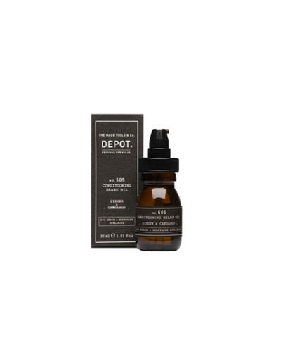 N°505 Huile de Barbe Revitalisante Gingembre et Cardamome 30 ml