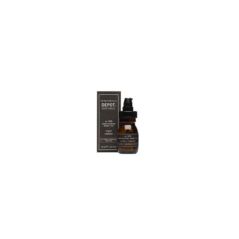 N°505 Huile de Barbe Revitalisante Gingembre et Cardamome 30 ml