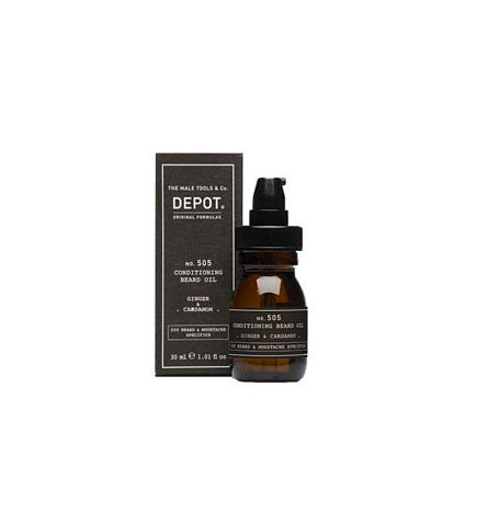 N°505 Huile de Barbe Revitalisante Gingembre et Cardamome 30 ml