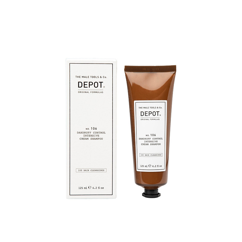 Shampooing Crème Intensif Anti-Pelliculle N°106 DEPOT 125ml Shampooing Crème Intensif Anti-Pelliculle N°106 DEPOT 125ml
