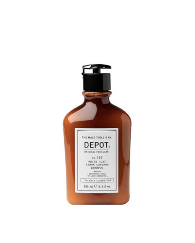 Shampooing Conrôle Sébum à l'Argile Blanche N°107 DEPOT 250ml