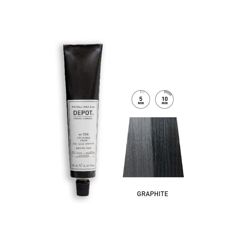 Kit Coloration Barbe et Cheveux Graphite DEPOT 60ml