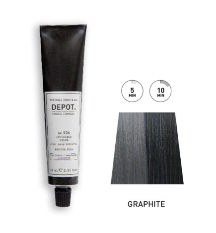 Kit Coloration Barbe et Cheveux Graphite DEPOT 60ml