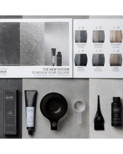 Kit Coloration Barbe et Cheveux Graphite DEPOT 60ml