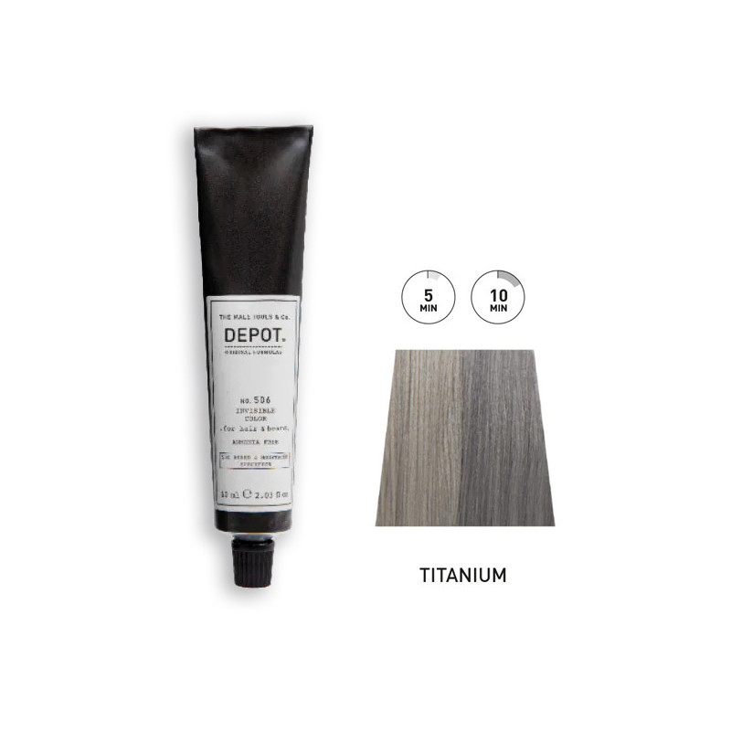 Kit Coloration Barbe & Cheveux n°506 Titanium DEPOT