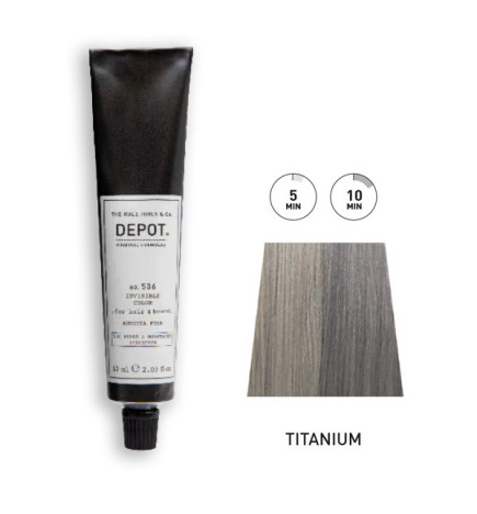 Kit Coloration Barbe & Cheveux n°506 Titanium DEPOT