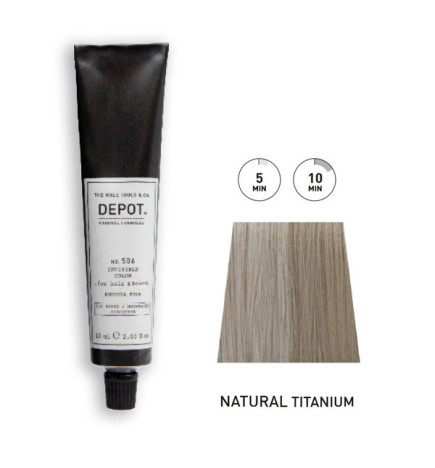 Kit Coloration Barbe & Cheveux n°506 Natural Titanium DEPOT