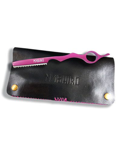 Ciseaux de coiffure professionnels Pink Titanium Édition Octobre Rose 6.5" Mashiro