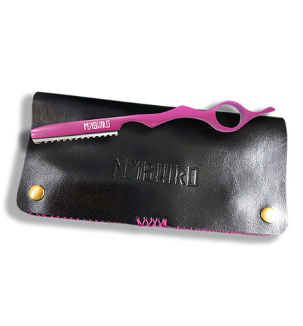 Ciseaux de coiffure professionnels Pink Titanium Édition Octobre Rose 6.5" Mashiro